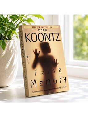 Dean Koontz False Memory Paperback Thriller Novel Bantam Books 2000
